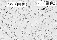Fig.2a 一般的な超硬合金とサーメットの組織例