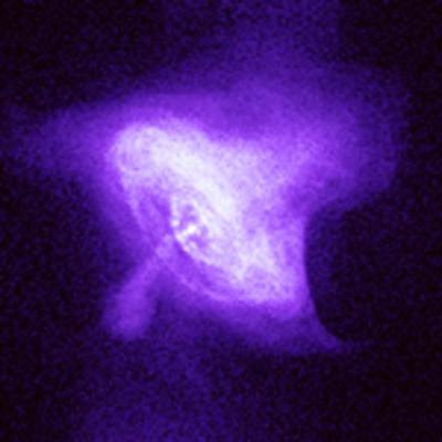 図2 米航空宇宙局のチャンドラ衛星がとらえた「かに星雲」の画像