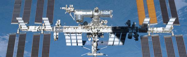 写真2 国際宇宙ステーション(ISS)。米航空宇宙局(NASA)提供