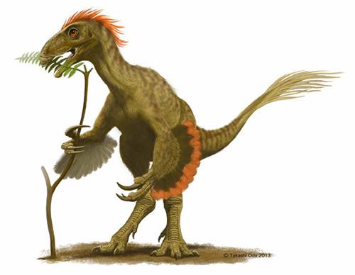 ジアンチャンゴサウルスの想像図(小田隆 氏)