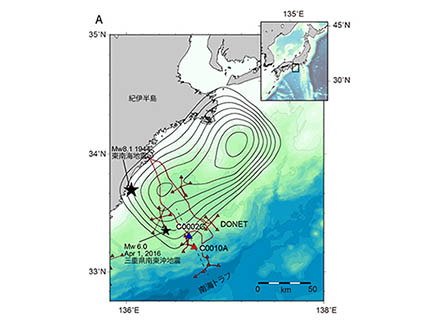 南海トラフでも「ゆっくり滑り」を観測 海洋研究開発機構など