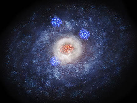 巨大な星の赤ちゃんを取り巻くガスの姿を鮮明に捉えた 南米のアルマ望遠鏡使い山口大など