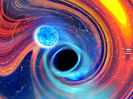 中性子星とブラックホールの合体を初観測 米欧の重力波グループ