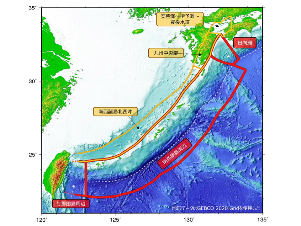 日向灘の最大級1662年、巨大地震だった可能性 京都大など断層モデル示す