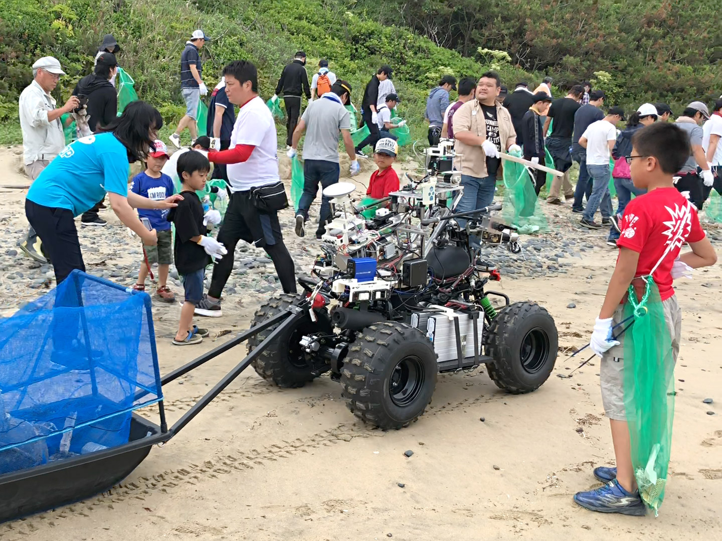世界文化遺産の海ごみ対策にロボットを【ローカルSDGs～身近な魅力を再発見～】