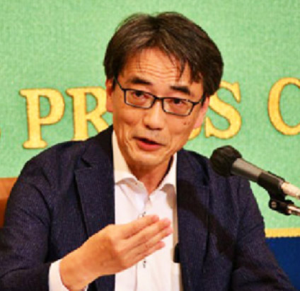 脇田隆字氏（2020年6月25日に日本記者クラブでの記者会見時、日本記者クラブ提供）