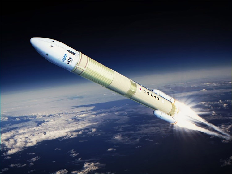 H3ロケットの想像図（JAXA提供）