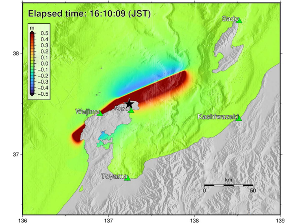 能登半島地震の甚大な津波被害が明らかに 特徴的な海底地形など影響、東北大災害研が解析