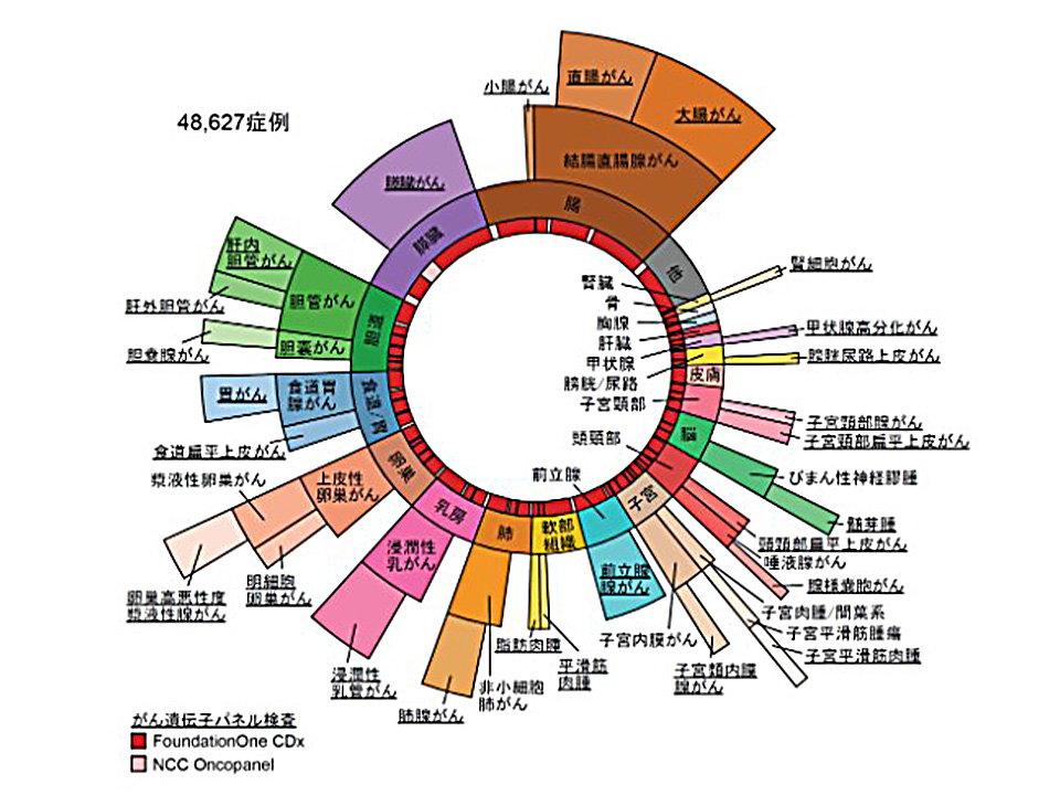 日本人がん患者の遺伝子変異の全体像判明  国立がん研が初の5万人ゲノム異常解析