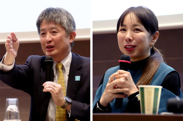 (左)沖大幹さん、(右)永山祐子さん