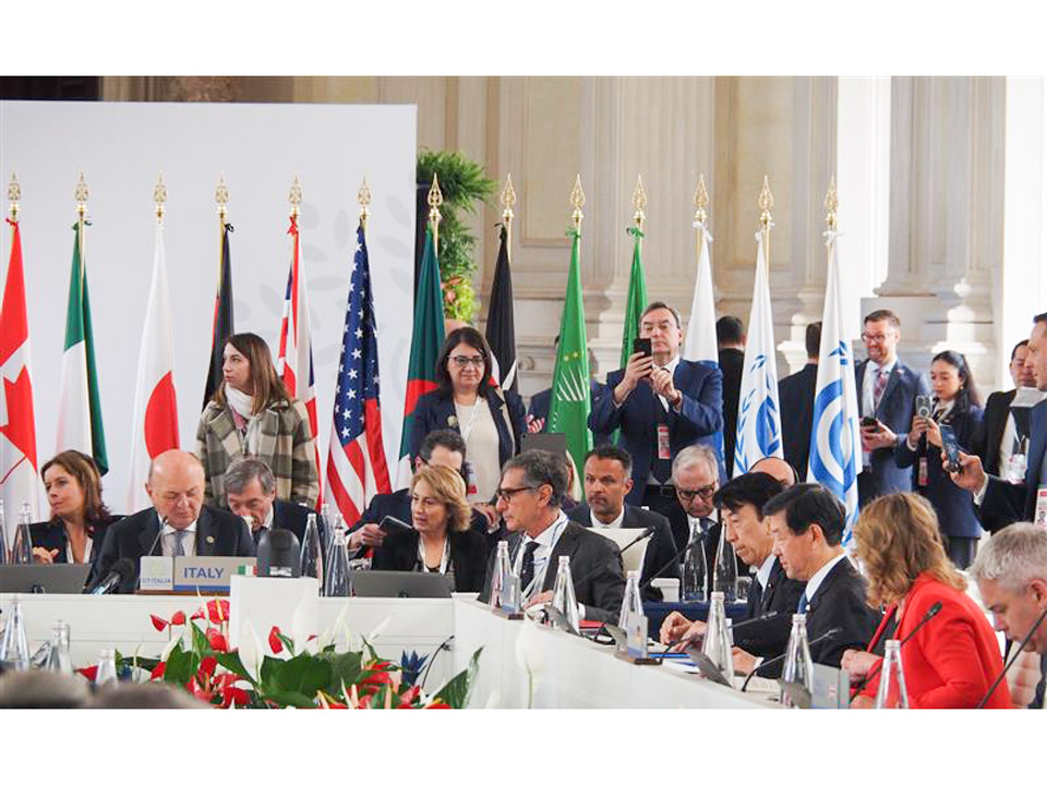 
　イタリア・トリノで4月29、30の両日に開かれた先進7カ国（G7）気候・エネルギー・環境相会合（