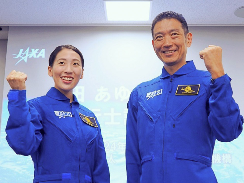 「科学成果しっかり地球に」諏訪さんと米田さん、宇宙飛行士正式認定