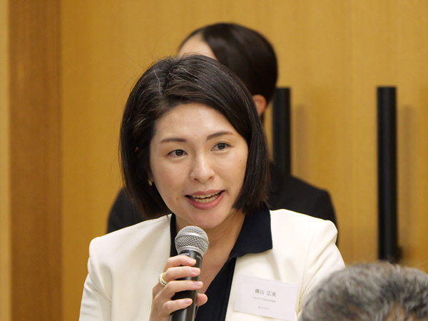 司会を務めた横山広美さん(東京大学教授)