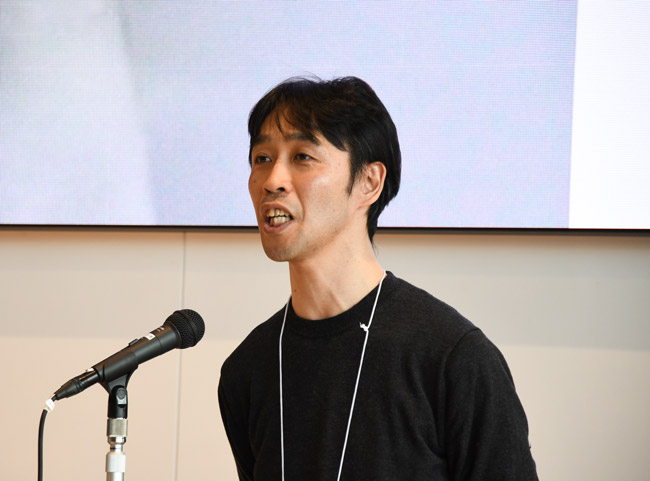 触感は、どのように感じているかというコミュニケーションが難しいという田中さん