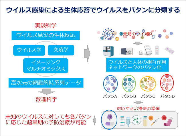実験で得た膨大なデータを数理科学チームに託し、自然界にあまたある感染症のパターン分類を目指している(松浦さん提供)