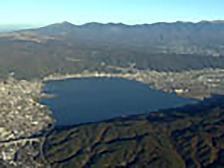 空から見た日本 （10）諏訪湖、天竜川