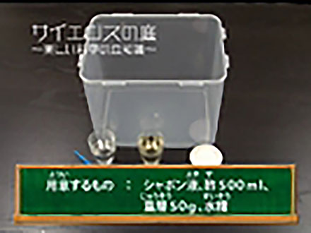 サイエンスカフェ@近代資料科学館「シャボン玉を凍らせる！(Fronzen Bubble Box)」